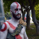 A God Of War cosplayer